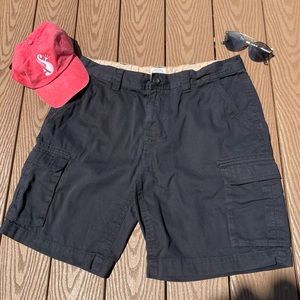 3/$25 Navy Cargo Shorts · Size 38